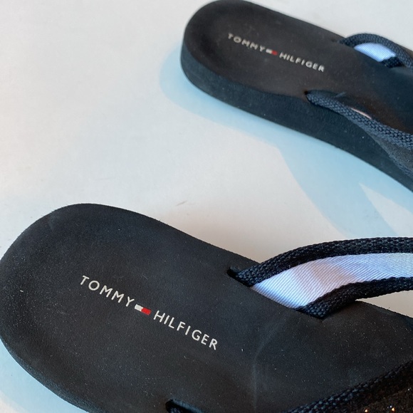 Tommy Hilfiger Black Flip Flop - Picture 3 of 5